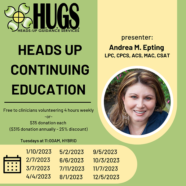 Heads Up Continuing Education HUGS Savannah